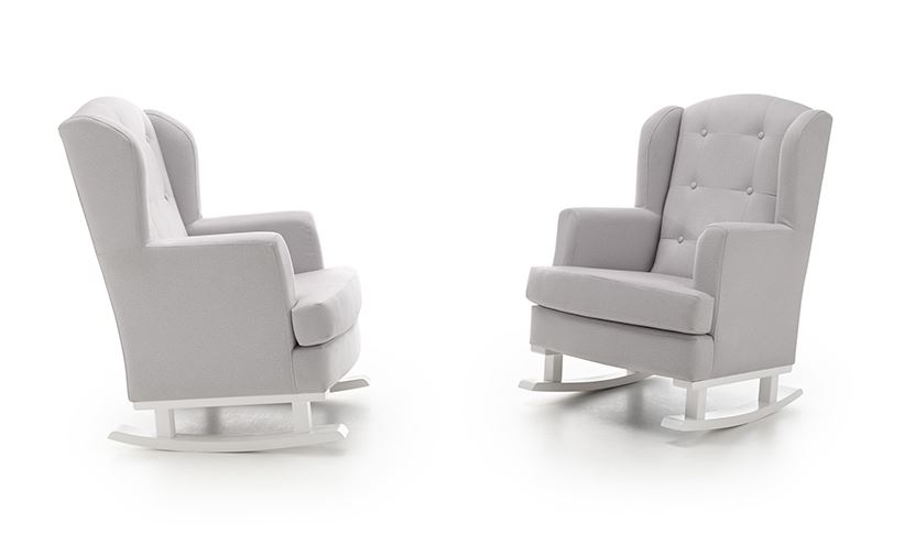 sillón mecedora VERSALLES arco blanco Telas serie A